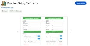 Position Sizing Calculator: Chrome Extention